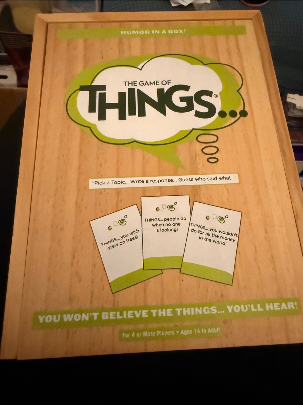 The Game of Things - Green Party Card Game- NEW